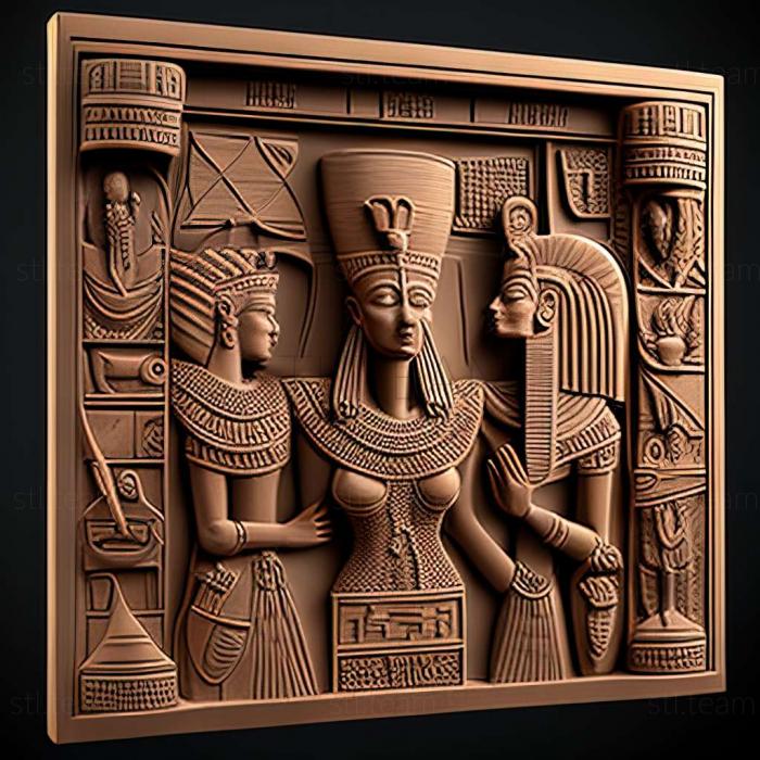 3D model ancient egyptian (STL)